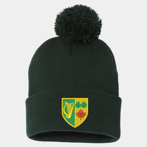 Sportsman Adult Shield Embroidered Pom-Pom Toque Thumbnail